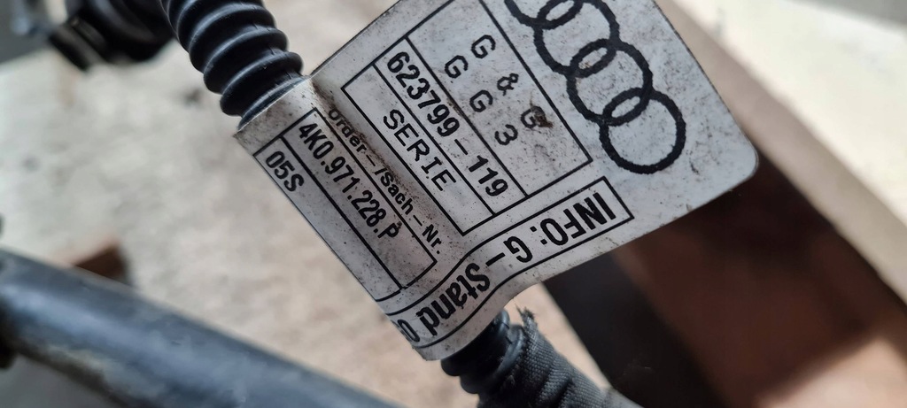 фото №6, A6 c8 4k жгут электропроводка стартер 2.0 tdi 4k0971228p a7 4k