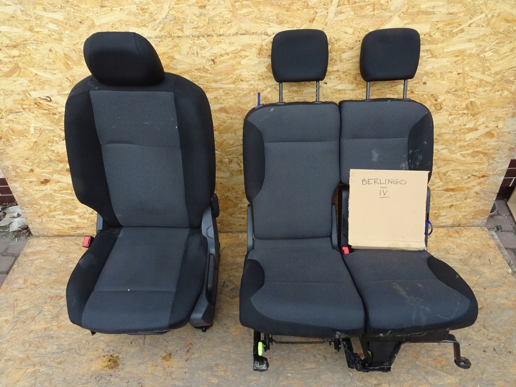 фото №1, Citroen berlingo iv partner iv сиденья сиденье 2+1