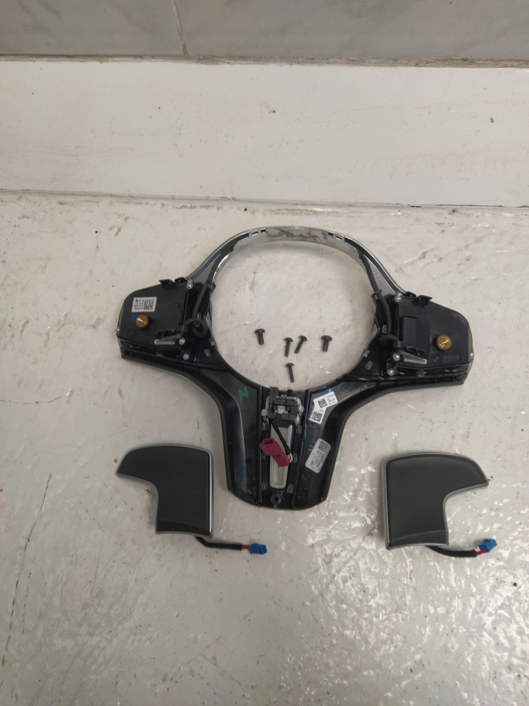 фото №12, Bmw g30 g32 g05 m-pakiet корпус панель руля лепестки переключения подогрев