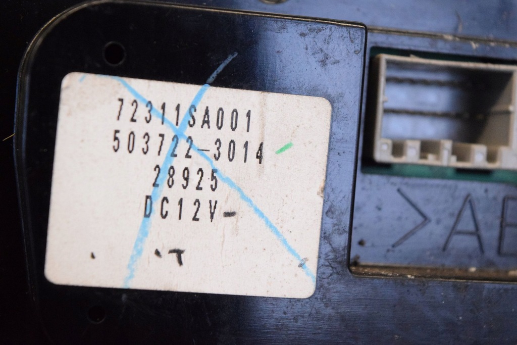 фото №6, Subaru forester sg 2002 переключатель / выключатель обдув вентилятор