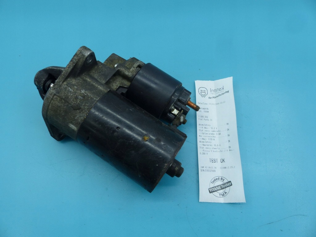 фото №1, Test стартер fiat punto ii 0001107066 1.8 16v