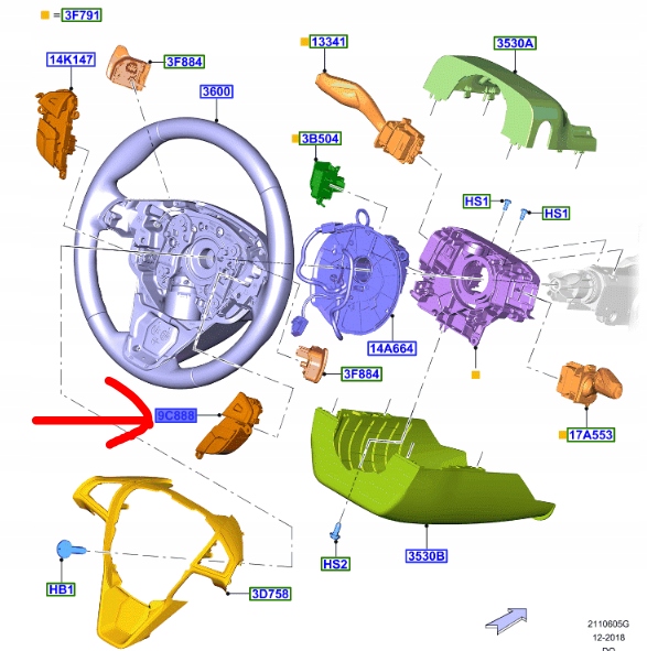 фото №12, Перемикач круїз-контроль mondeo s-max / galaxy 2406962 _ dg9t-9e740-re3ja6