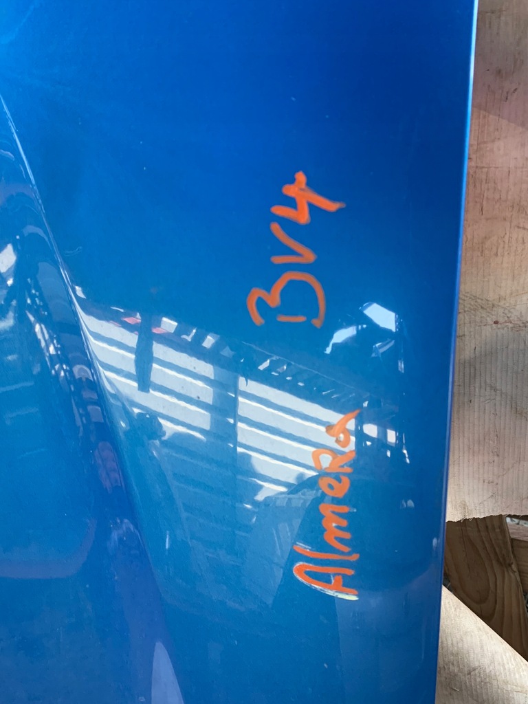 фото №7, Nissan almera n16 капот крышка двигателя niebieski