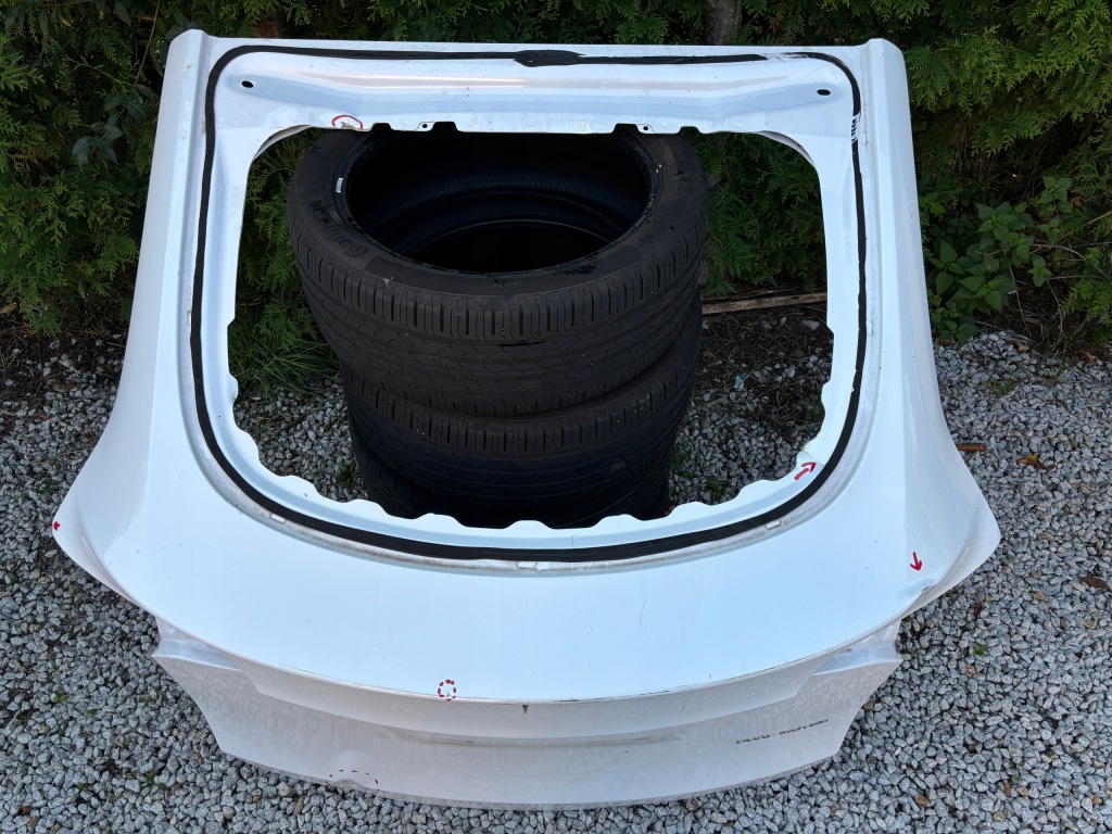 Tesla y кришка багажника багажника задня задня Доставка