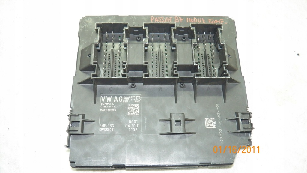 Купить Модуль комфорта vw passat b7 3aa937087a