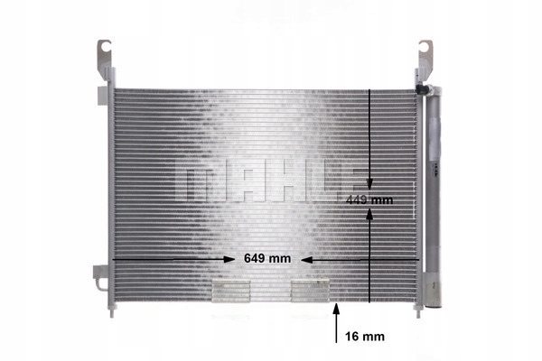 фото №12, Конденсатор радіатор кондиціонера renault koleos i 2.0d/2.5 09.08-