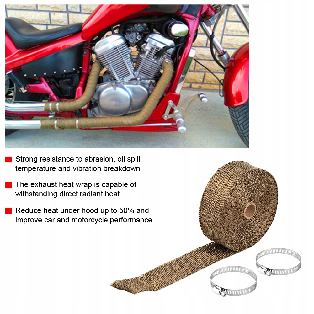 фото №8, Стрічка termoprzewodząca na труба вихлопна o