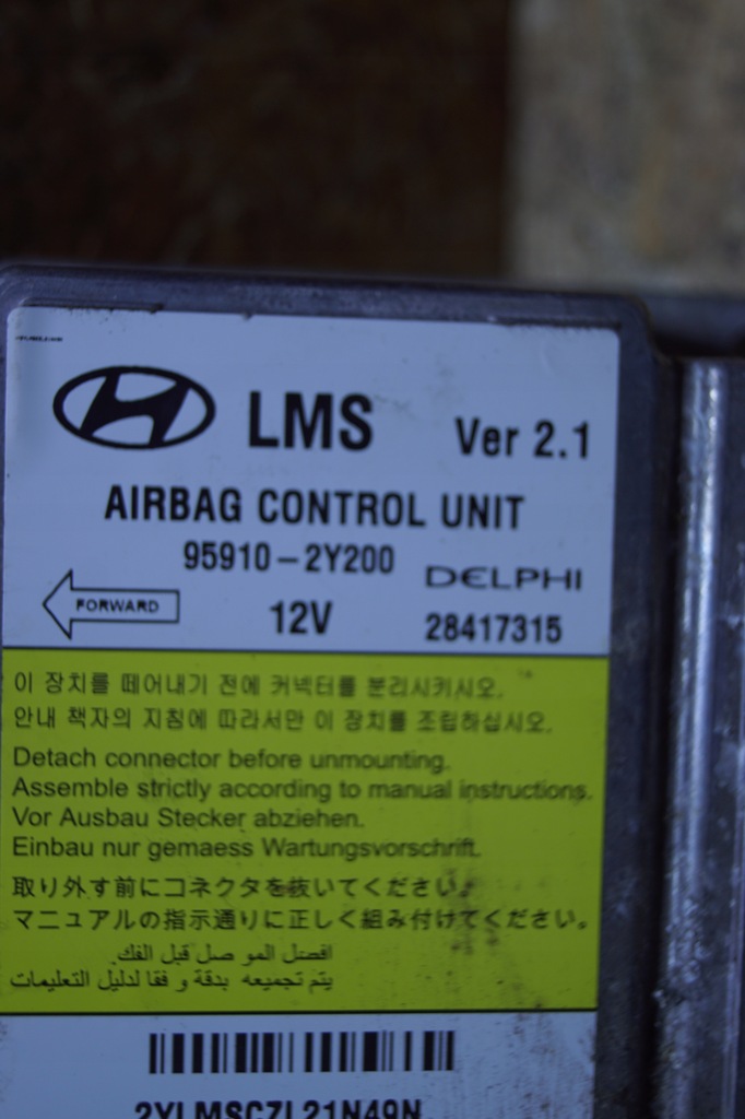 фото №8, Датчик модуль подушка безопасности hyundai ix35 95910-2y200