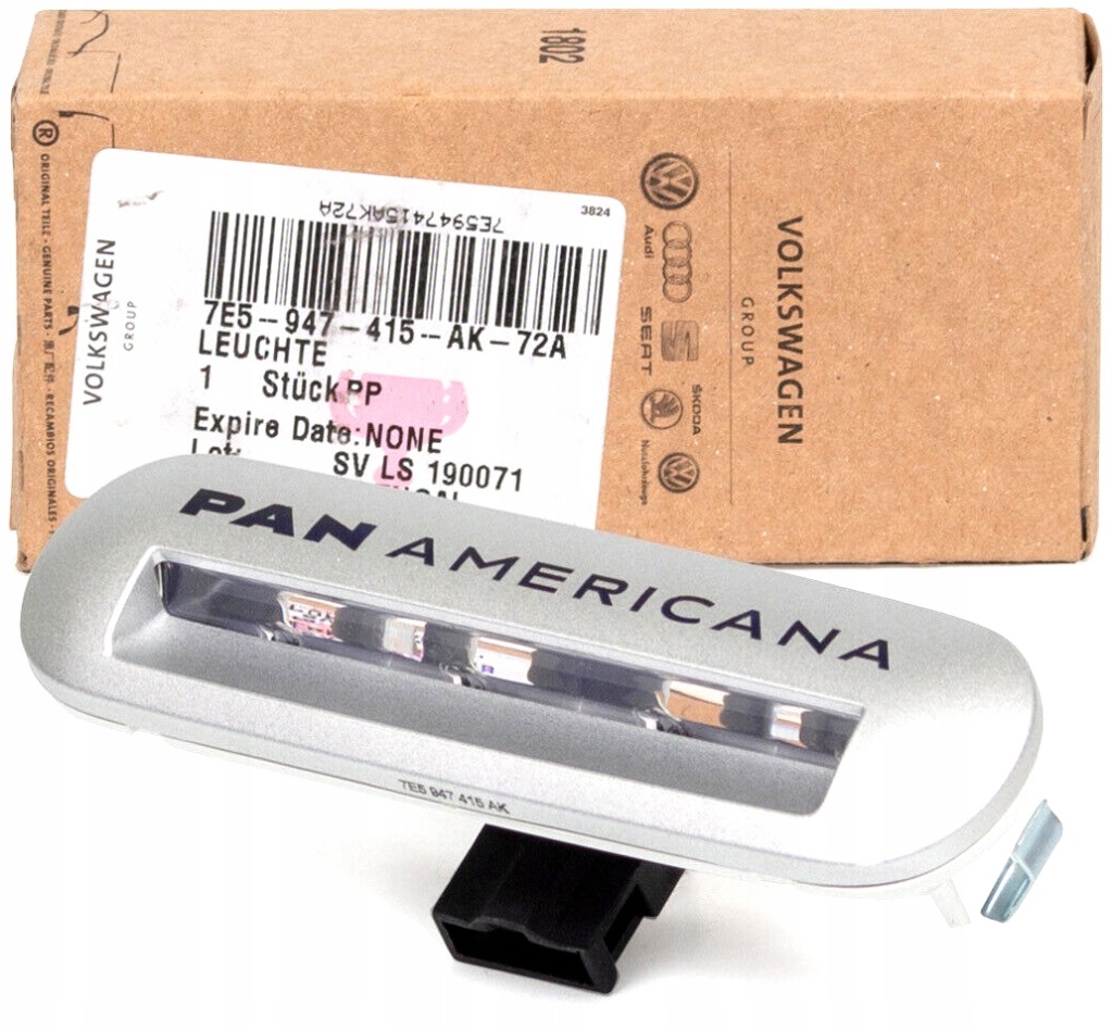 фото №1, Лампа освітлення поріг салону vw t6 pan american оригінал
