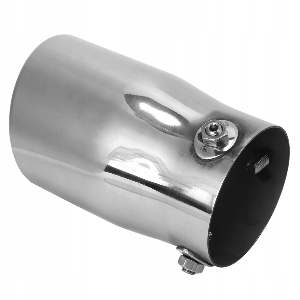 фото №5, Сріблястий універсальний гасник випускний наконечник труби випускної ze нержавіюча сталь