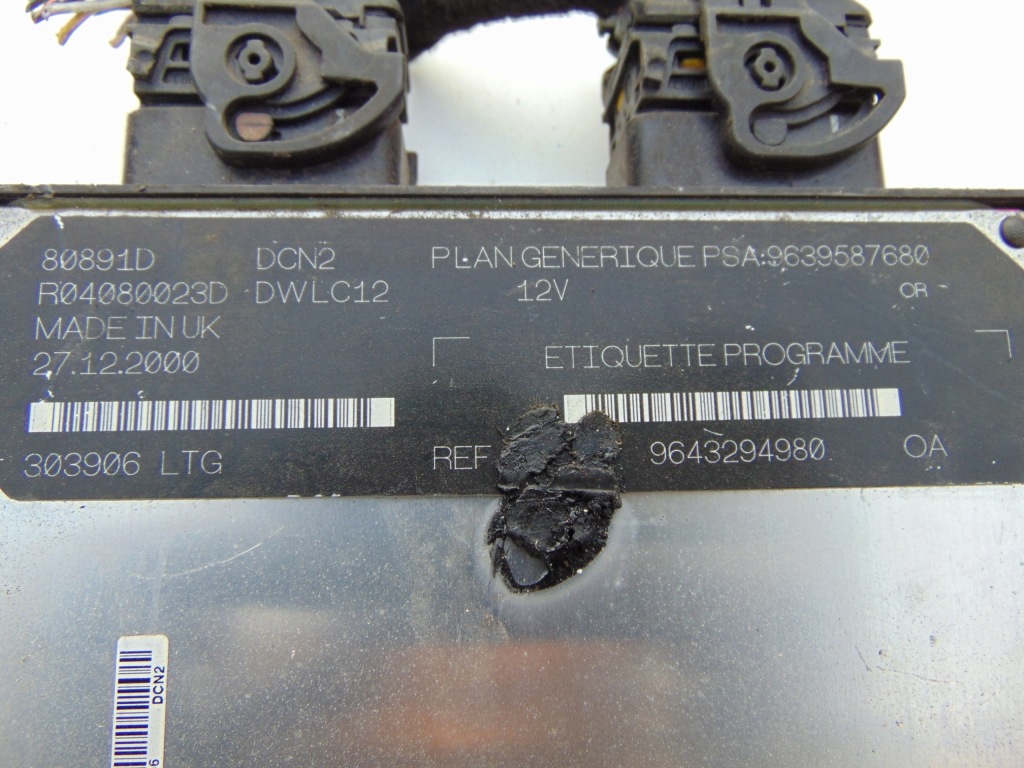Бортовий комп'ютер r04080023d 9639587680 citroen peugeot Доставка