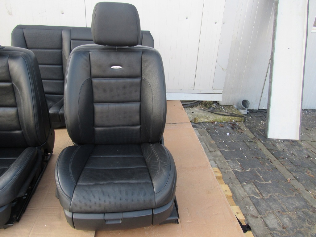 фото №8, Mercedes s w221 63 amg обивка сиденья заднее сиденье