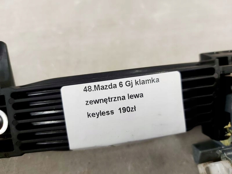 фото №8, Mazda 6 iii gj ручка зовнішня ліва keyless 38p