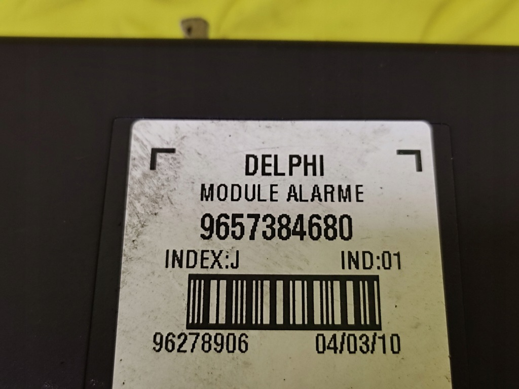 фото №5, Citroen c5 iii модуль сигнализация 9657384680