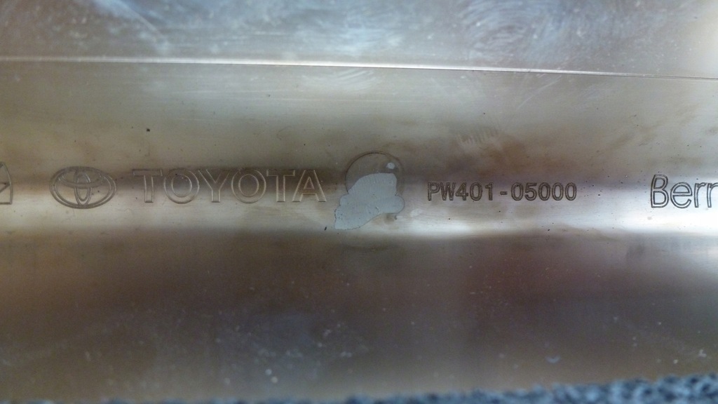 фото №10, Toyota avensis молдинг хром бампер pw401-05000