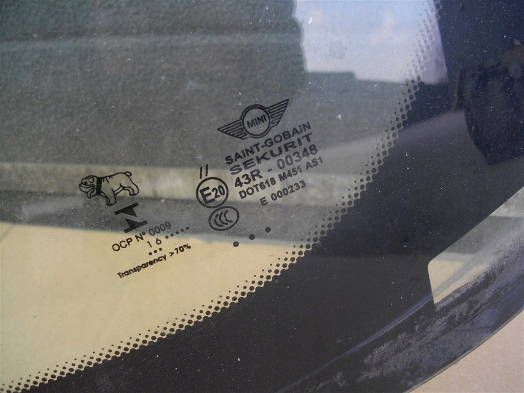 фото №2, Скло лобове передня mini r56 підігрів