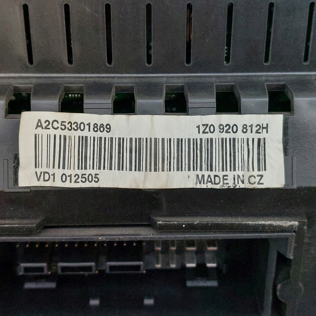 фото №10, Skoda octavia 2 ii 1,9tdi счетчик приборы 1z0920812h