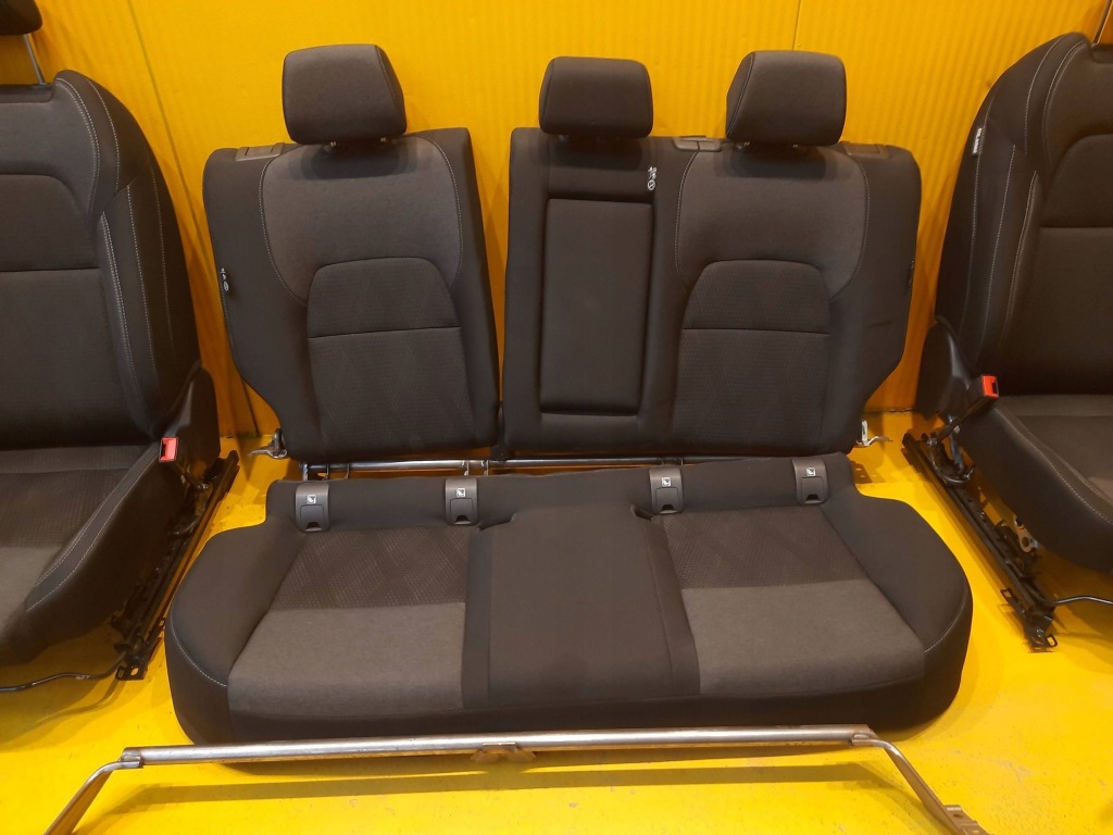 фото №12, Nissan qashqai iii j12 сиденье заднее сиденье обшивки туннель комплект подогрев 21r.-