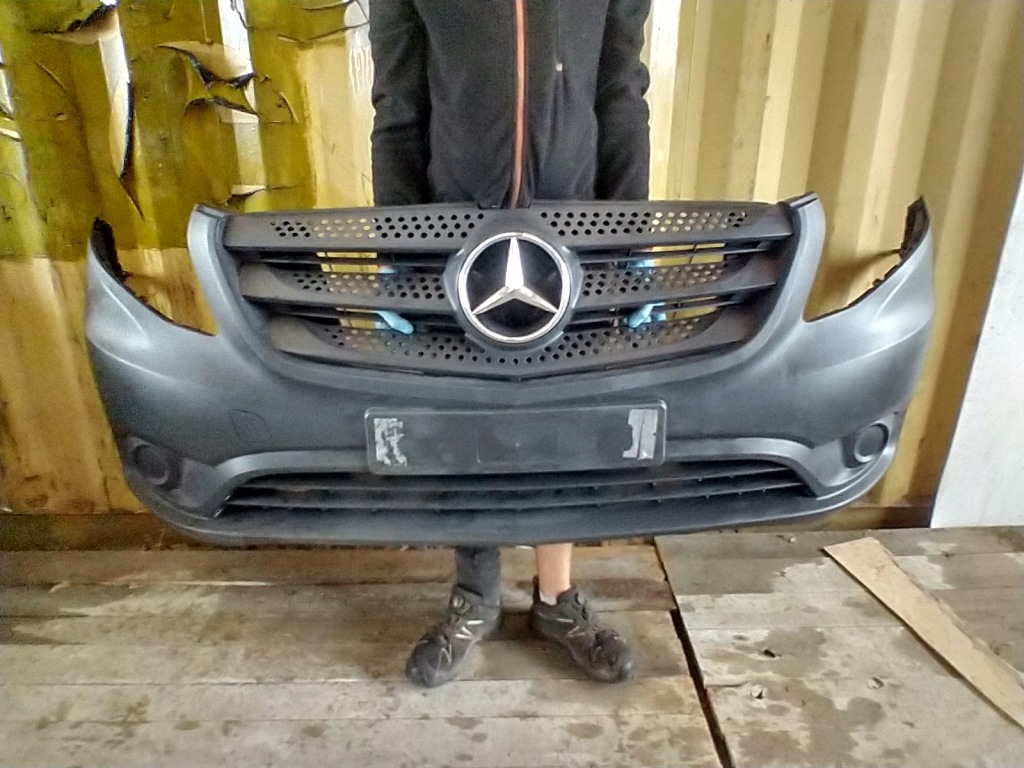фото №1, Бампер перед mercedes vito w447 kompletny решётка радиатора