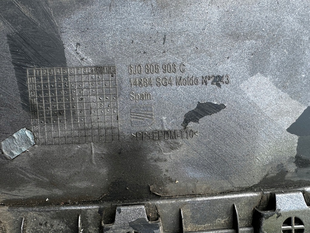 фото №10, Спойлер бампера перед 6j0805903c seat ibiza iv 6j