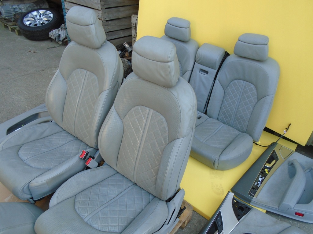 фото №6, Audi a8 d4 сиденья обшивки кожа массаж подогрев вентиляция