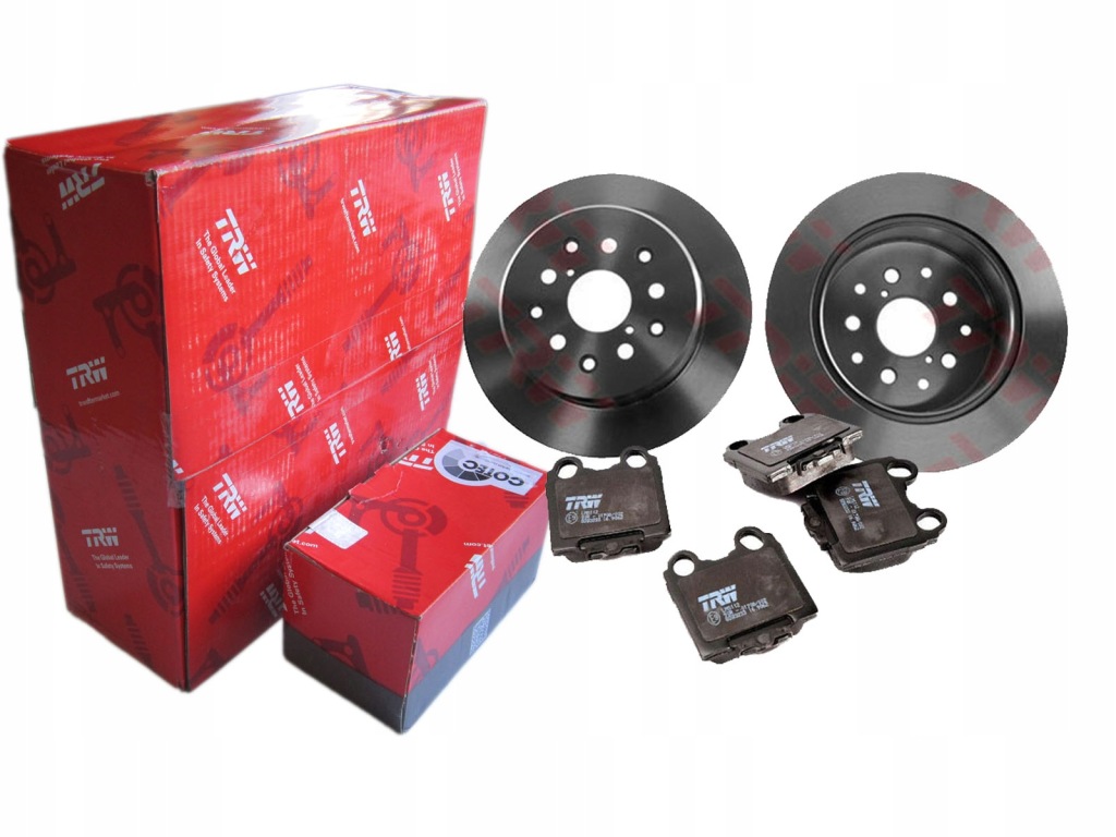 фото №1, Тормозные диски тормозные колодки trw задняя lexus gs 300 400 430 307mm