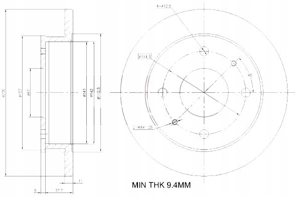 фото №1, Гальмівні диски ham. 2szt hyundai p. atos maxgear