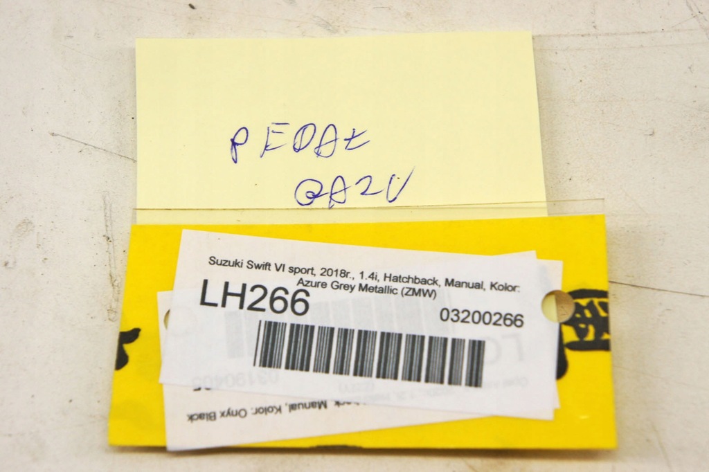 фото №6, Lh266 suzuki swift vi 1.4i педаль газа