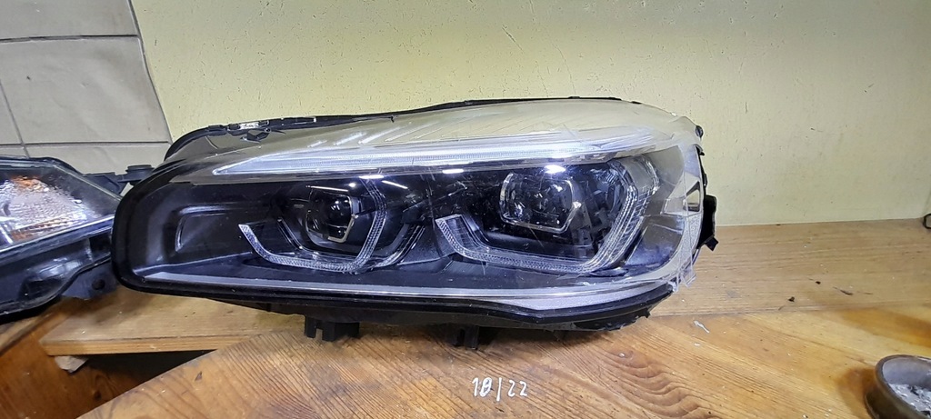 фото №9, Bmw 2 f45 f46 lift лампа левый перед eu led lci full led 8738641-04