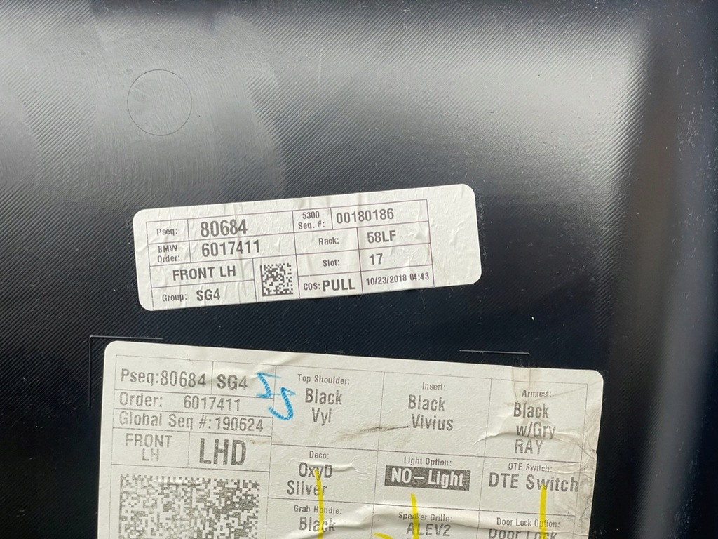 фото №9, Оббивка оббивка двері bmw x3 g01