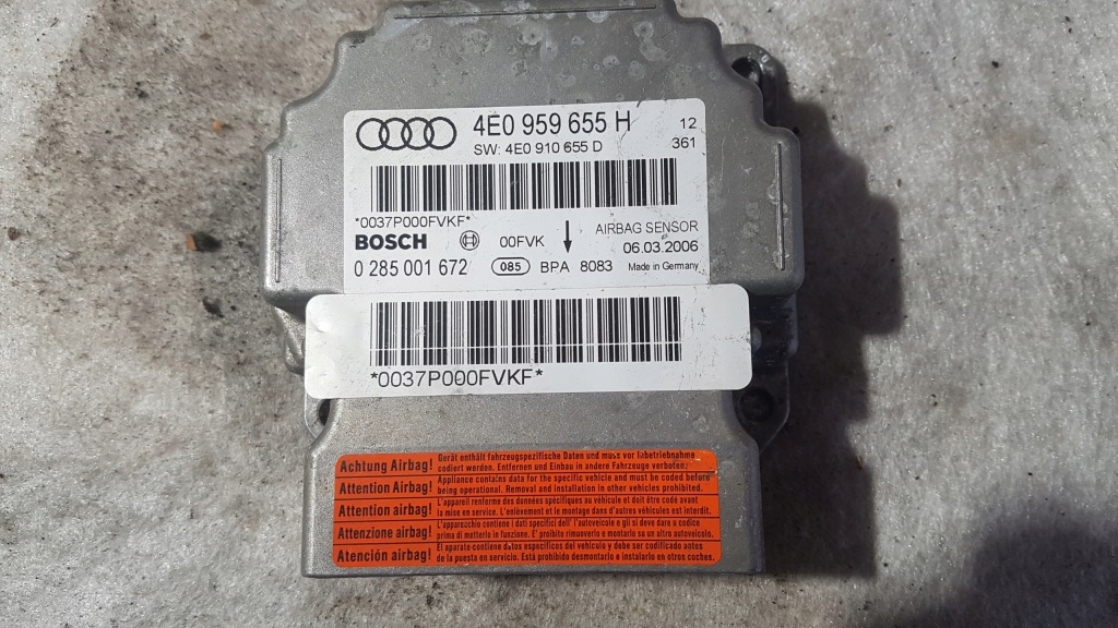 фото №1, Audi a8 d3 4e0959655h модуль датчик подушка безпеки