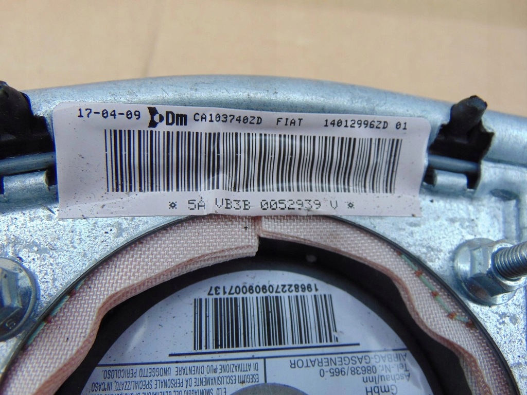 фото №8, Подушки безопасности подушка безопасности fiat scudo ii europa kpl