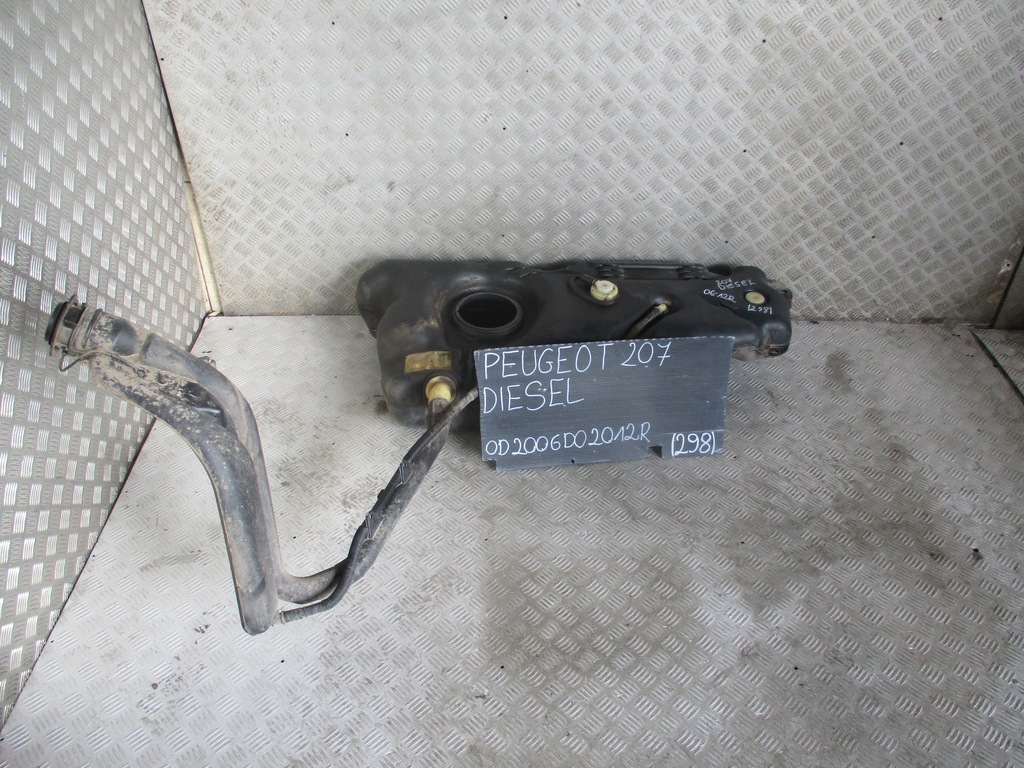 фото №1, Бак топлива peugeot 207 9649504880