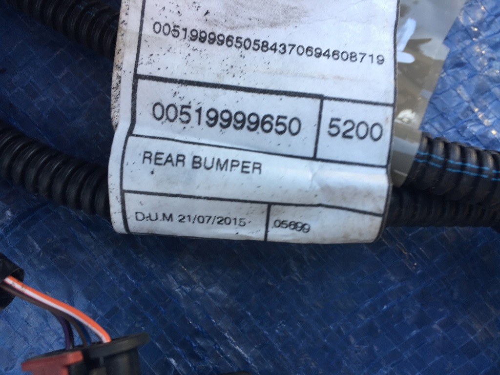 фото №7, Jeep renegade 21 джгут бампера задня 4 x pdc pod датчики мертвого pola nr4