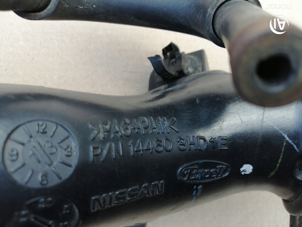 фото №11, Труба шланг повітря датчик 144603hd1e nissan note ii e12 1.2 12v