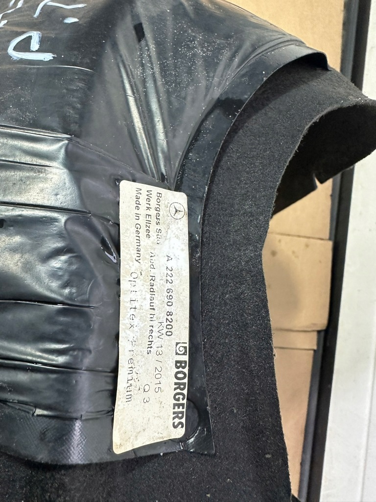 фото №7, Подкрылок правый задняя, правое задние mercedes s klasa w222