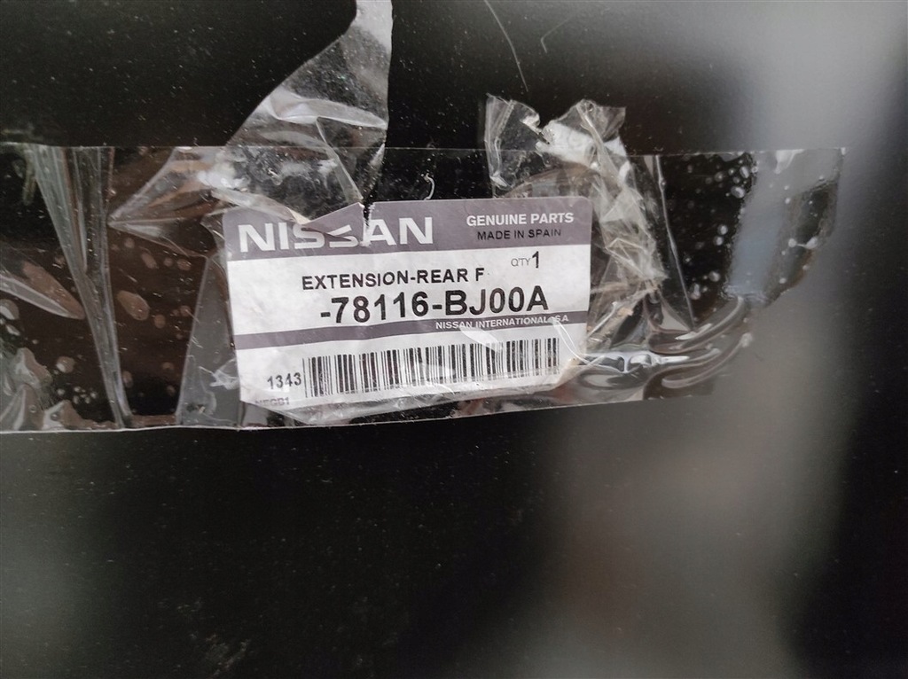 фото №9, Крыло правый задняя кронштейн nissan nv200 po 2009