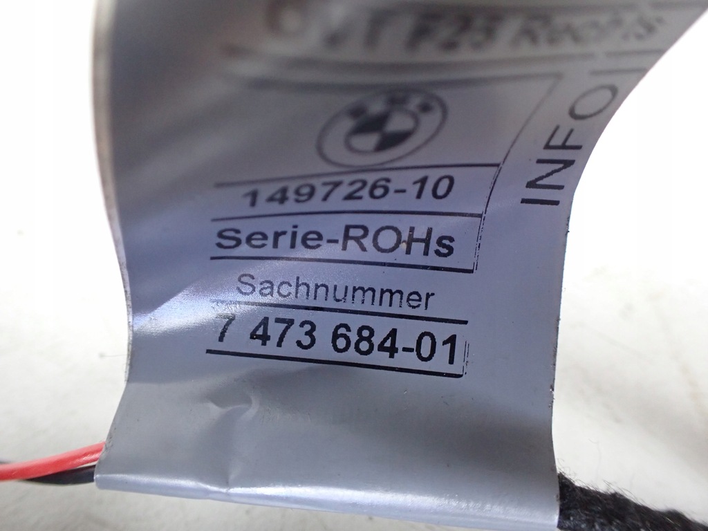 фото №10, Джгут кабелі двері правий задня bmw f26 x4 9379848