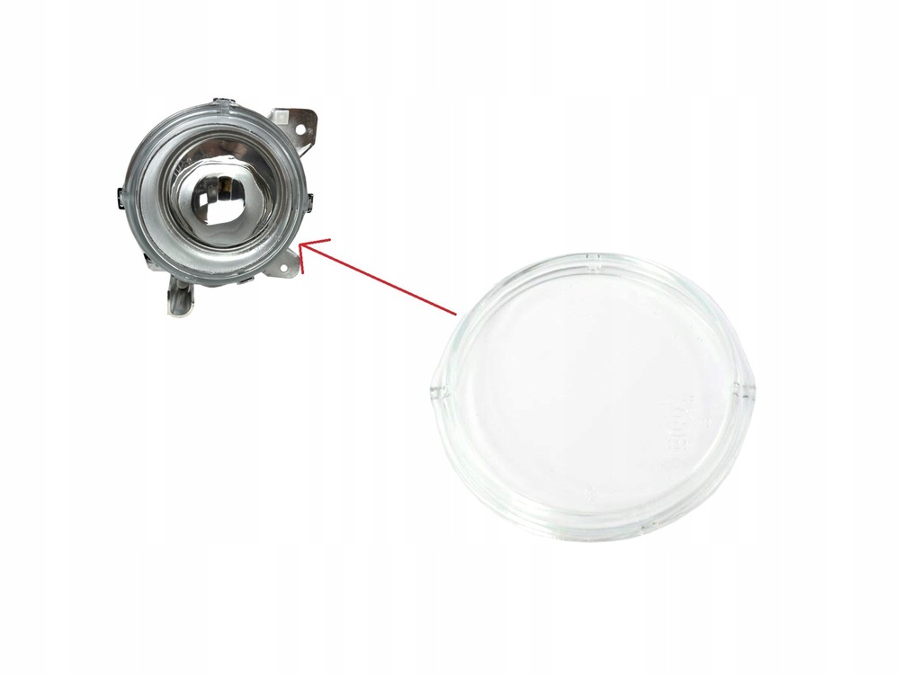 фото №2, Стекло фары стекло противотуманной фары левый scania r