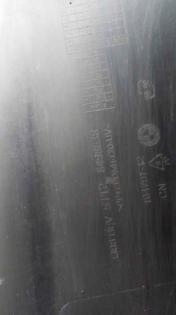 фото №13, Бампер спойлер dół бампера bmw ix3 g08 electric задняя 6pdc 8498637 8498638