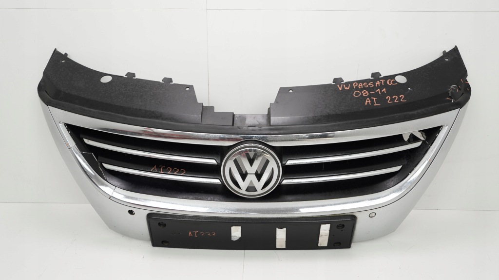 фото №1, Решётка радиатора решётка радиатора бампера vw passat cc pdc 08-11r