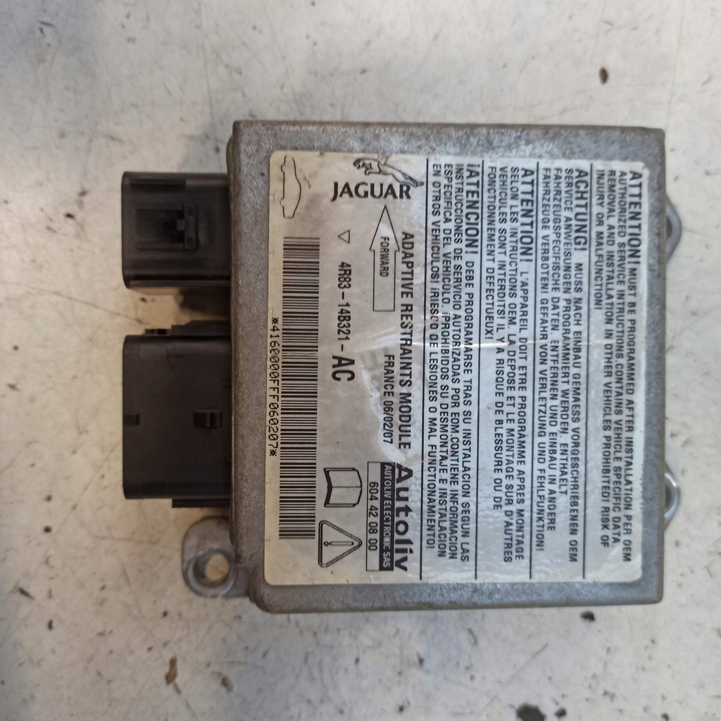 фото №8, Jaguar s-type lift модуль датчик подушка безопасности 4r83-14b321-ac