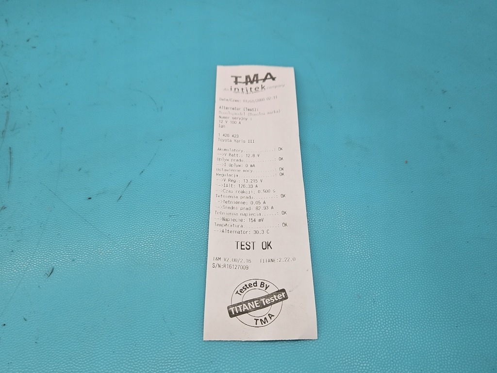 Генератор toyota yaris 3 27060-0q150 1.0 vvt-i 1kr с Разборки