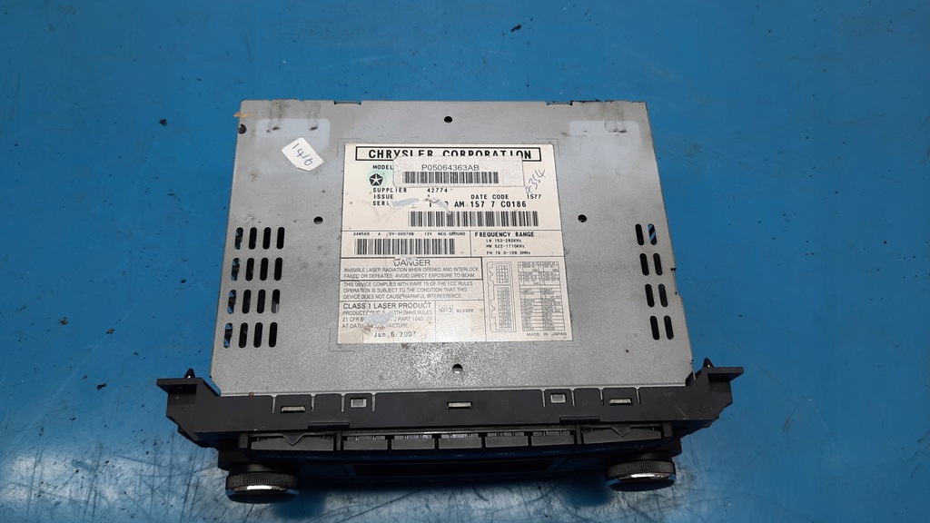 фото №4, Радіо p05064363ab jeep patriot 06-17r