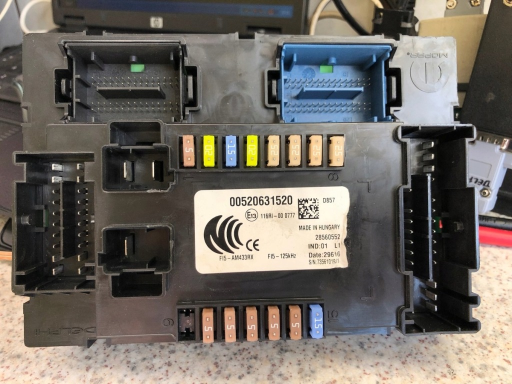 Купити Кузов бортовий комп'ютер модуль bsi fiat tipo 52063152