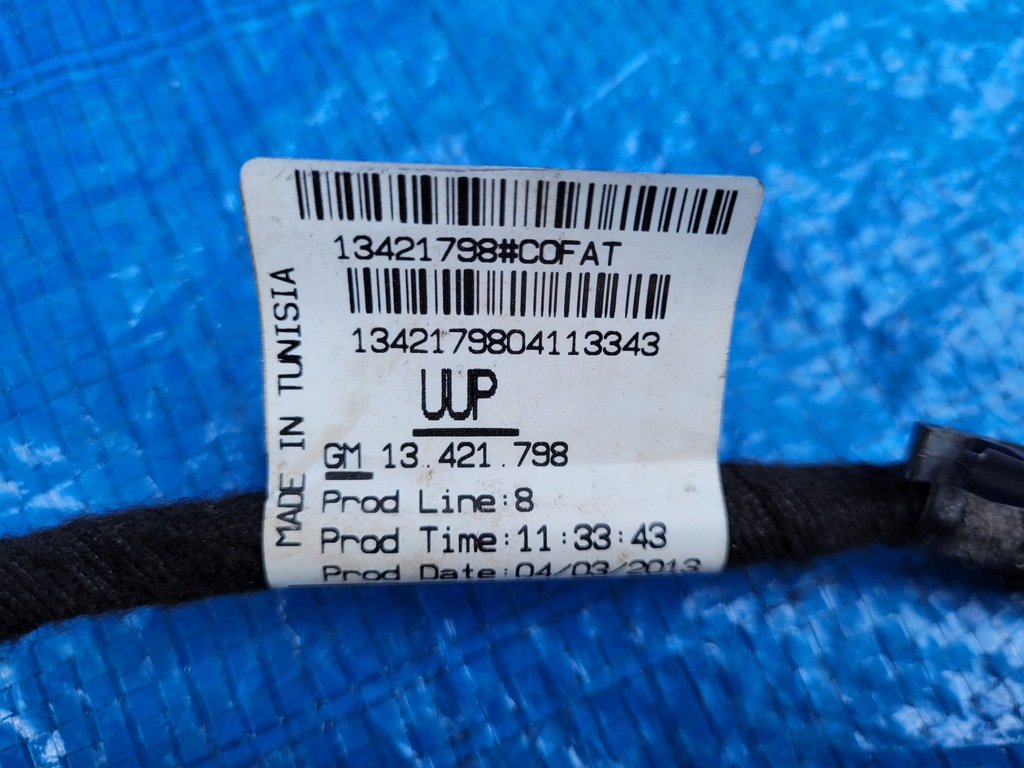 фото №8, Opel-części | meriva b жгут электропроводка дверь левая задняя 13421798 uup