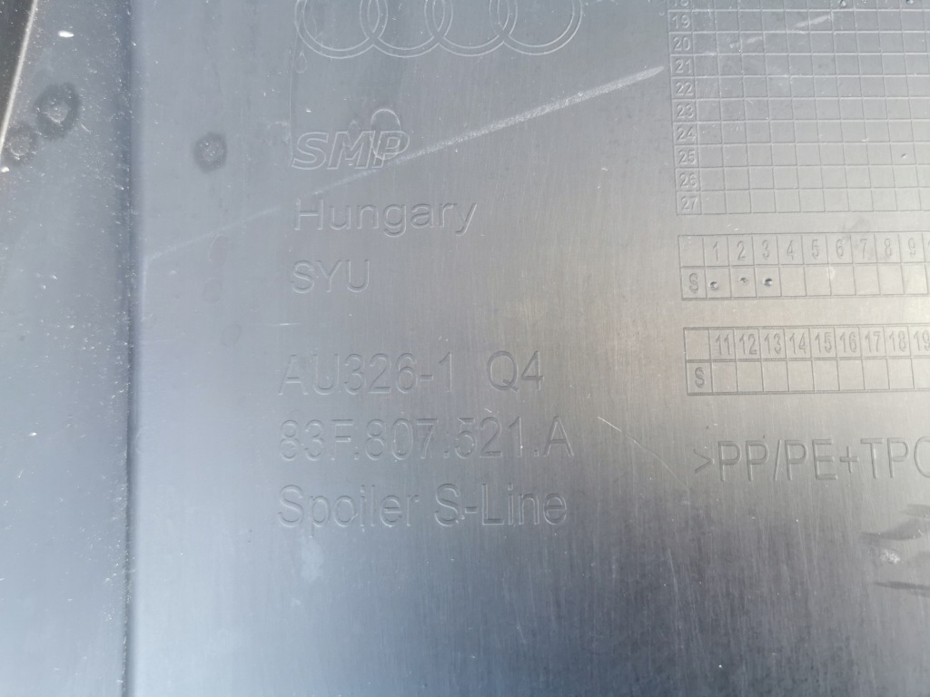 Бампер, решётки, радар, электропроводка, отражатели audi q-3 83f sportback задний 52. Киев