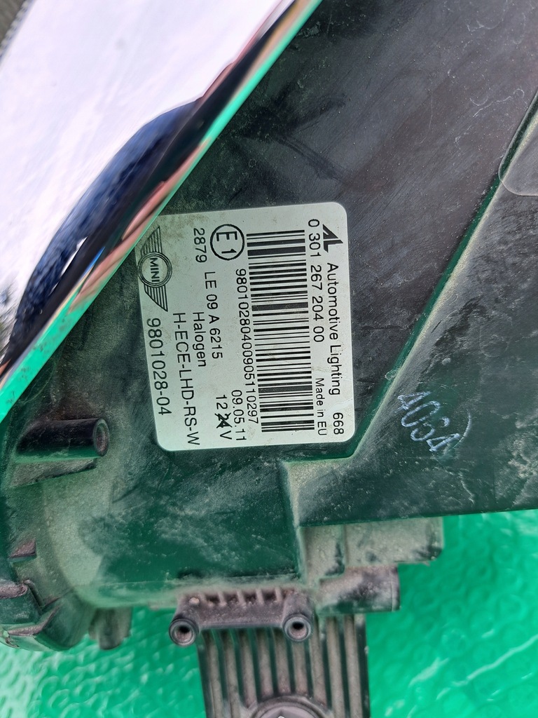 фото №4, Лампа передняя хром правая mini countryman r60