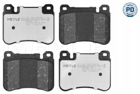 Купити Meyle 025 239 4516/pd гальмівні колодки гальмівні