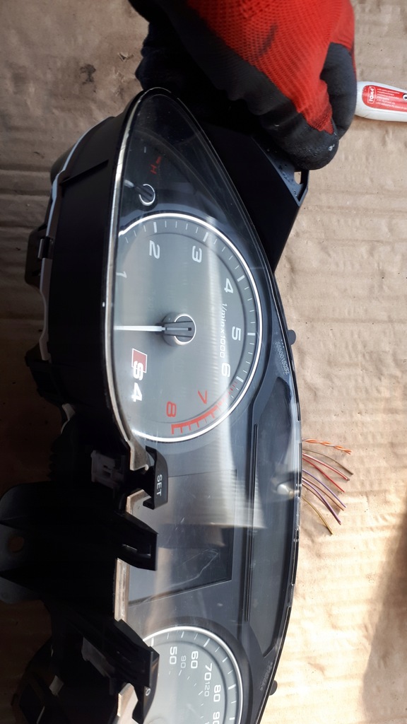 фото №5, S4 b8 lift счетчик приборная панель приборы 3.0 tfsi бензин 8k0920982l